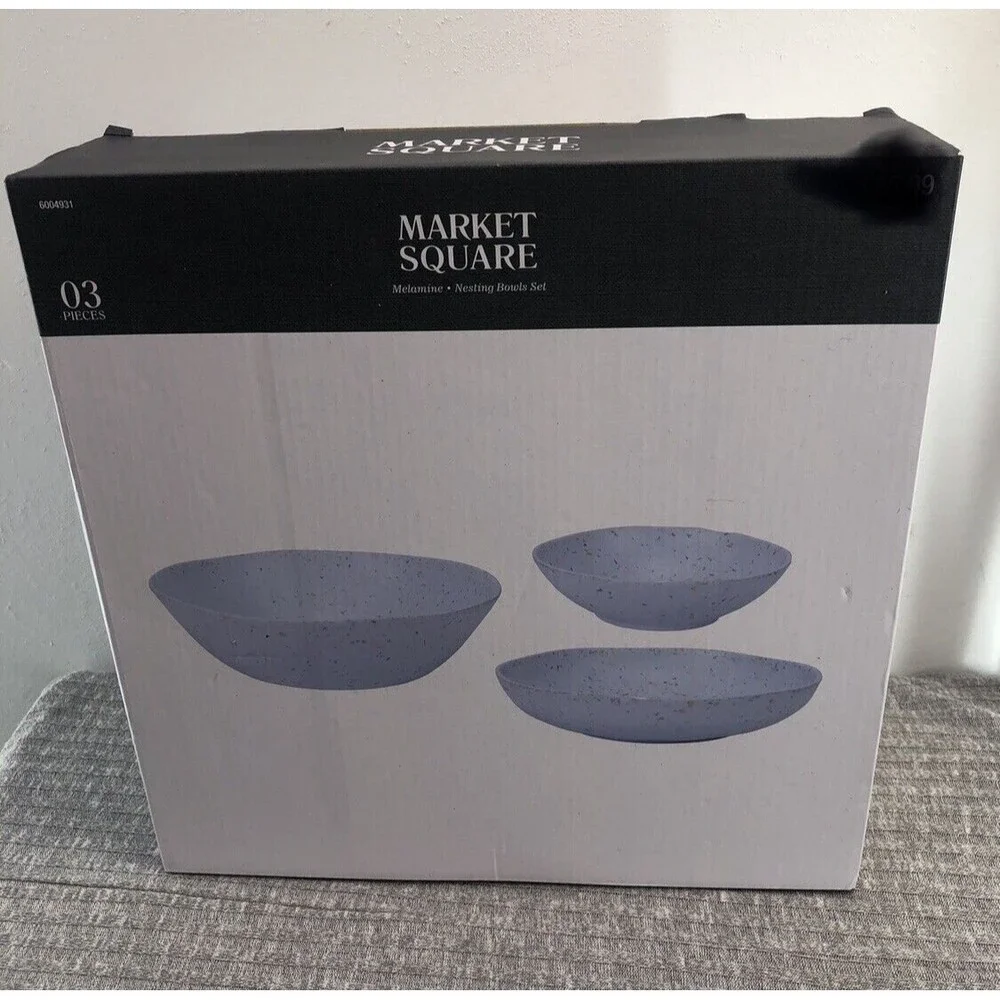 Set Of 3 Bowls Dinner And Salad Plates - Picture 3 of 10